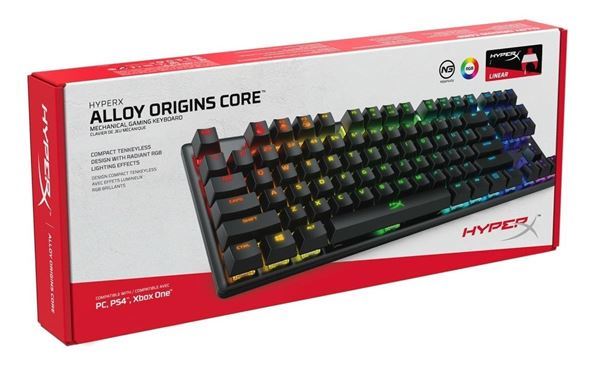 Imagen de Teclado Hyperx Alloy Origins Core Mecanico HX-KB7RDX-US