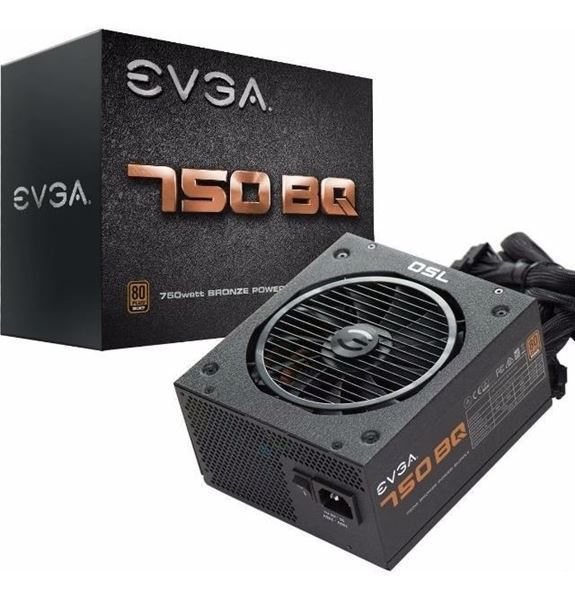 Imagen de EVGA 750 BQ 750w 80 plus 3 x 8