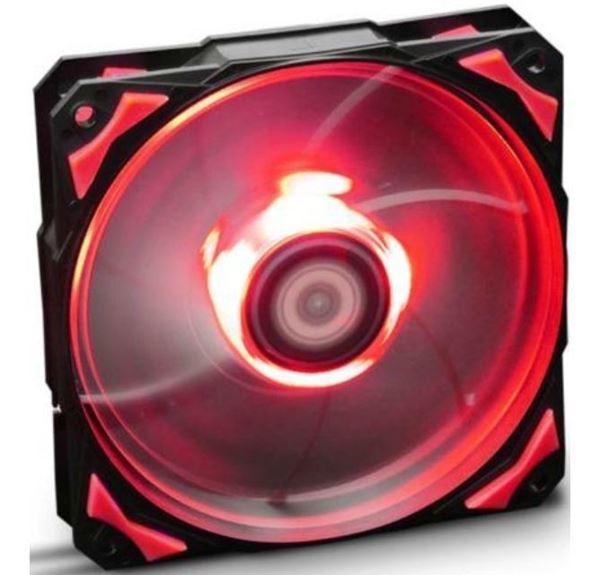 Imagen de Fan Ventilador 12 X 12 Led Rojo