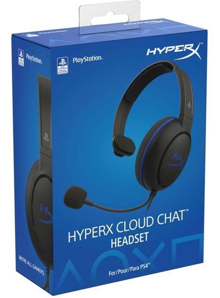 Imagen de Auricular Hyperx Cloud Chat Ps4 Licenciado HX-HSCCHS-BK/AM