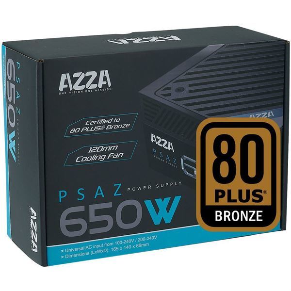 Imagen de AZZA 650w Reales Gamer 80 Plus Pci Express