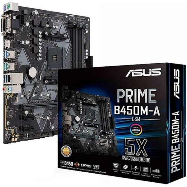 Imagen de Motherboard Asus B450m-a Prime RGB Ryzen Am4 Ddr4