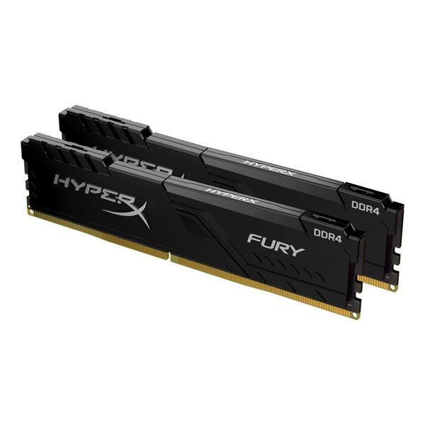 Imagen de Memoria HyperX Fury 64gb kit 2 DDR4 Gamer PC 2666 HX426C16FB3K2/64