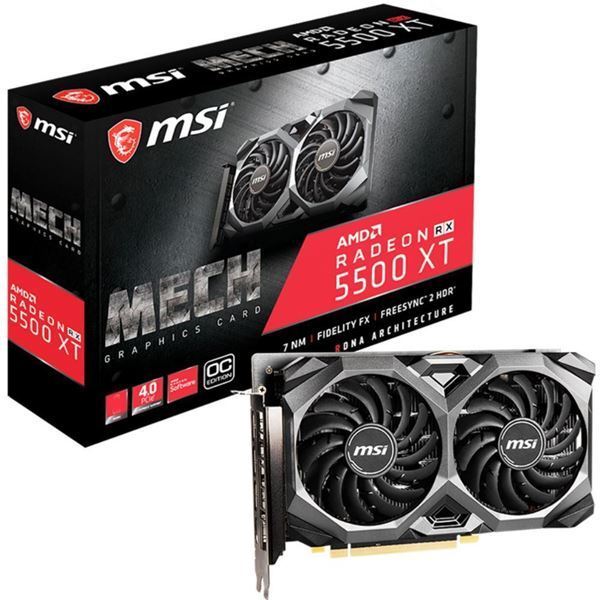 Imagen de MSI Radeon RX 5500 XT MECH OC 8GB GDDR6