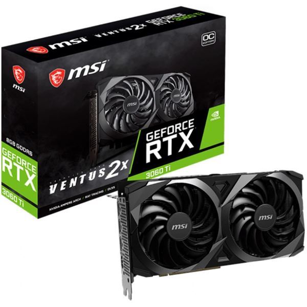 Imagen de MSI GeForce RTX 3060Ti VENTUS 2X OC 8GB GDDR6