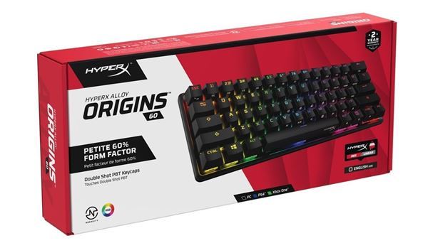 Imagen de Teclado Hyperx Alloy Origins 60 HKBO1S-RB-US/G