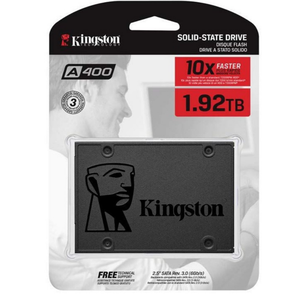 Imagen de Kingston Ssd 1920gb Disco Duro Solido SA400S37/1920G