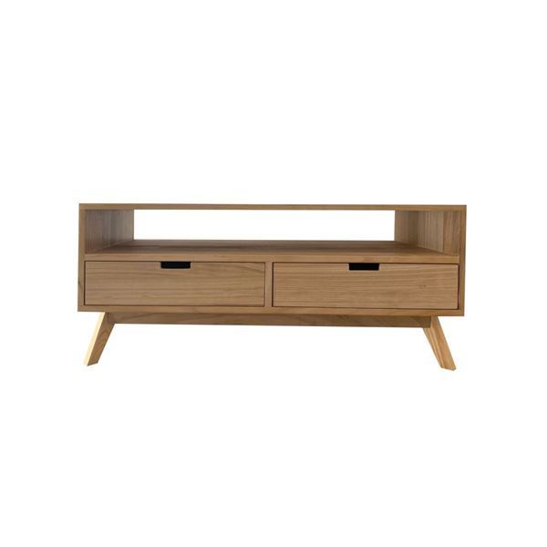 Imagen de Mesa Ratona Cajones Madera