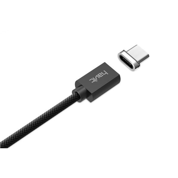Imagen de Cable Havit Tipo C Magnético H637 Black