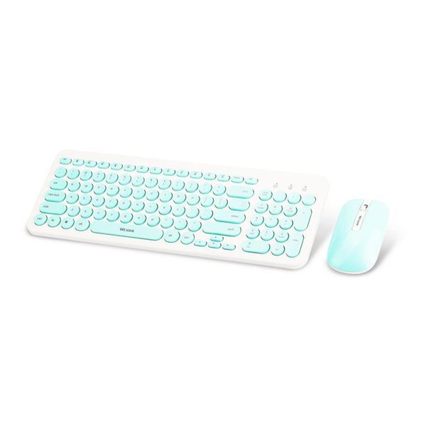 Imagen de Combo Wesdar Teclado - Mouse Km1 Mint Green