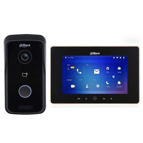 Imagen de Dahua Vtk-vto2111d-wp-vth5221d Kit Video Port Wifi