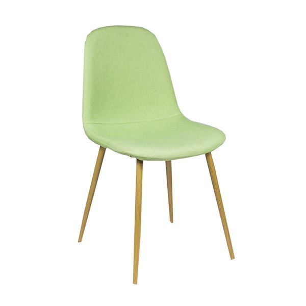 Imagen de Silla Eames Tapizada Tela Verde - M03-12