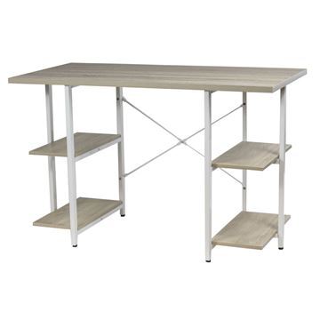 Imagen de Escritorio 4 Estantes Blanco/madera - Tb15-nk03