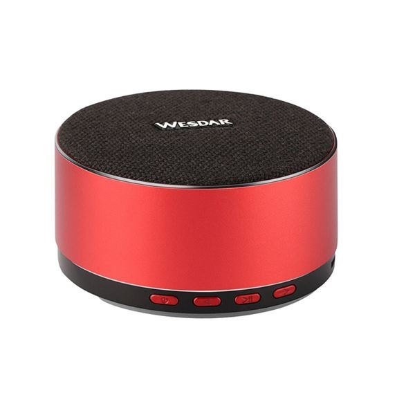 Imagen de Parlante Portable Wesdar K15b Black/red