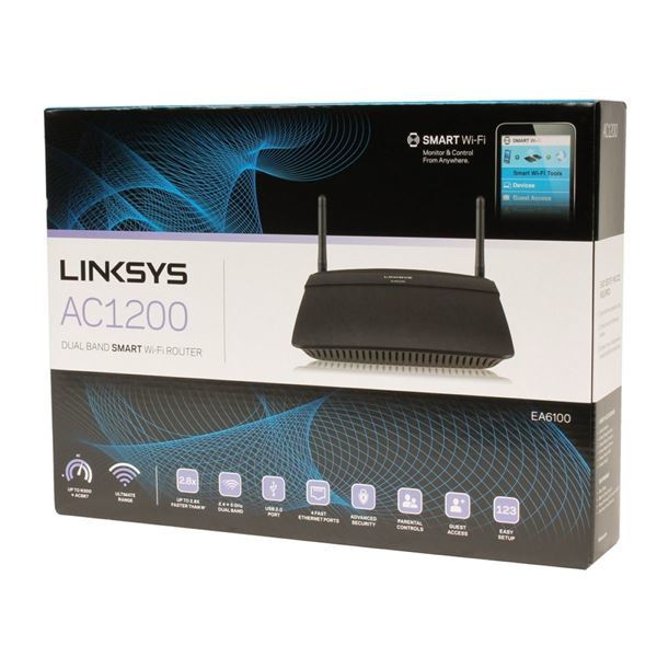Imagen de Linksys Router Ea6100 Ac1200 Dual Band