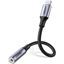 Imagen de Adaptador Ugreen Lightning A 3.5 Aluminio Black