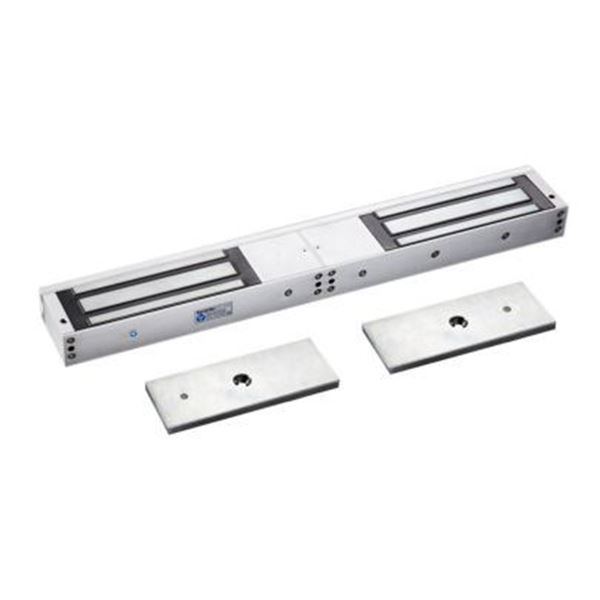 Imagen de Cerrojo magnético p/doble hoja c/Led (1500lbs*2)