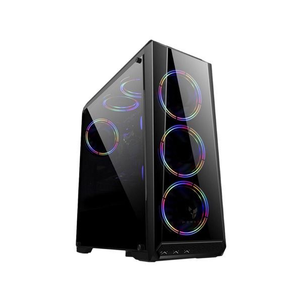 Imagen de Gabinete Gaming Perseo Con 3 Fan Rgb Cn21f