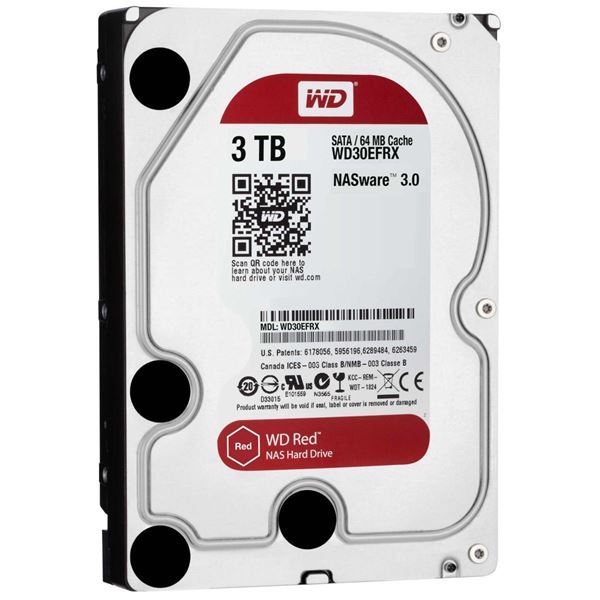 Imagen de Western Digital 3TB Red Disco Duro WD30EFRX