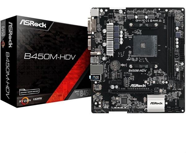 Imagen de Asrock B450m-hdv Am4