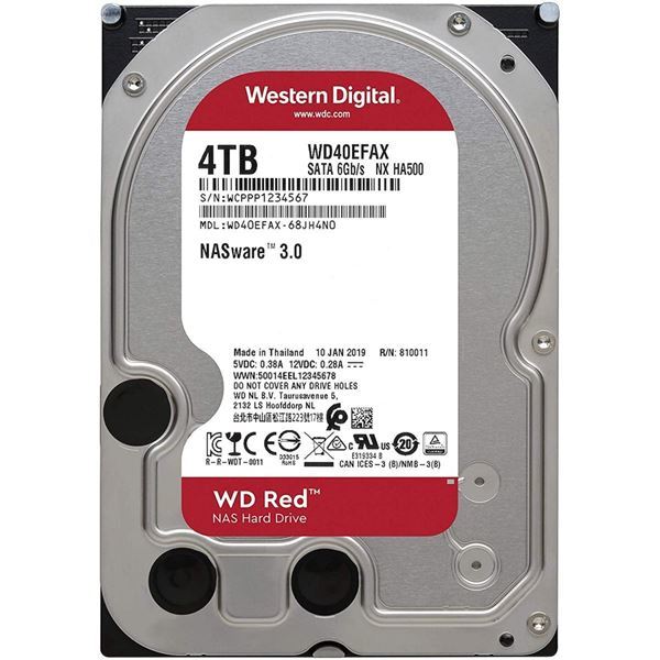 Imagen de Western Digital 4TB Red Disco Duro WD40EFAX