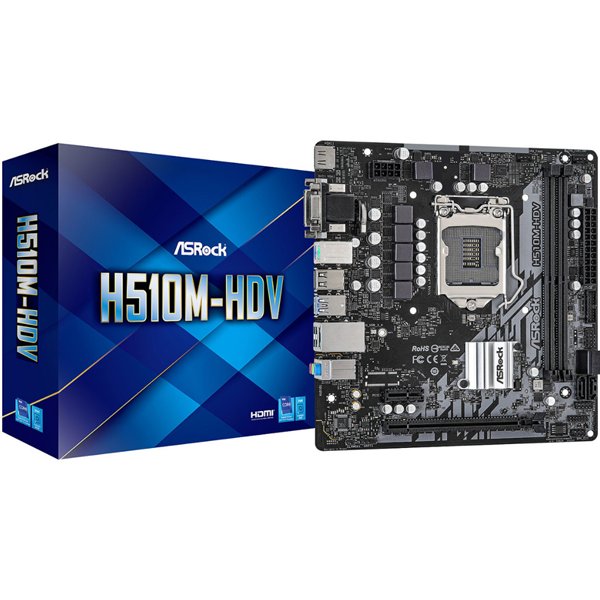 Imagen de Asrock H510m Hdv R2.0 Intel 1200