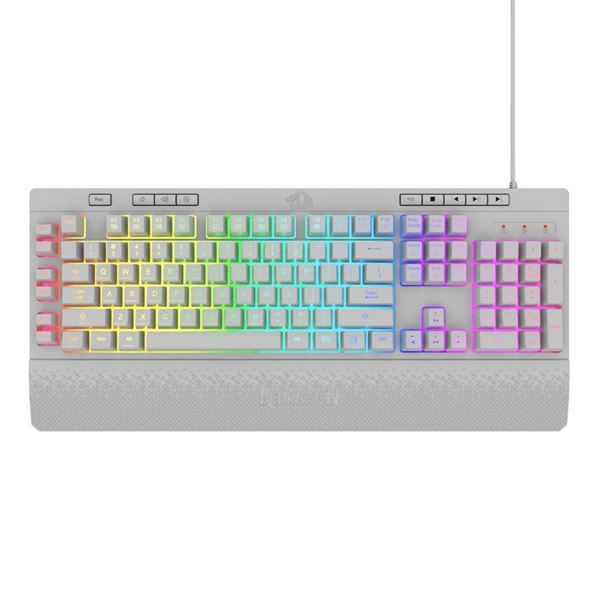 Imagen de Teclado Gamer Membrana Redragon Shiva K512w-rgb White