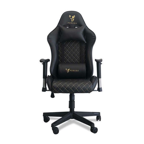 Imagen de Silla Gamer Perseo Pegasus Negro/dorado