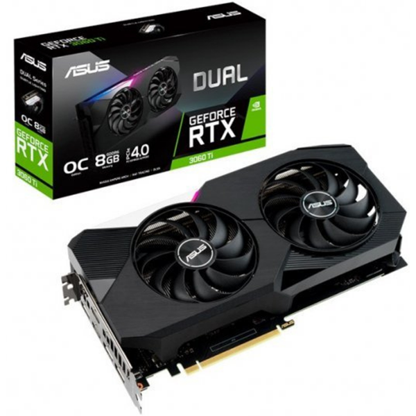 Imagen de ASUS GeForce RTX 3060Ti OC 8GB GDDR6 DUAL-RTX3060TI-O8G-V2