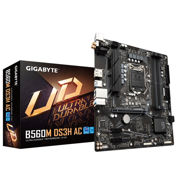Imagen de Gigabyte B560M DS3H AC Wifi Intel 1200