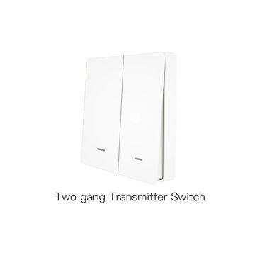 Imagen de Interruptor De Pared 2 Botones Blanco Rf