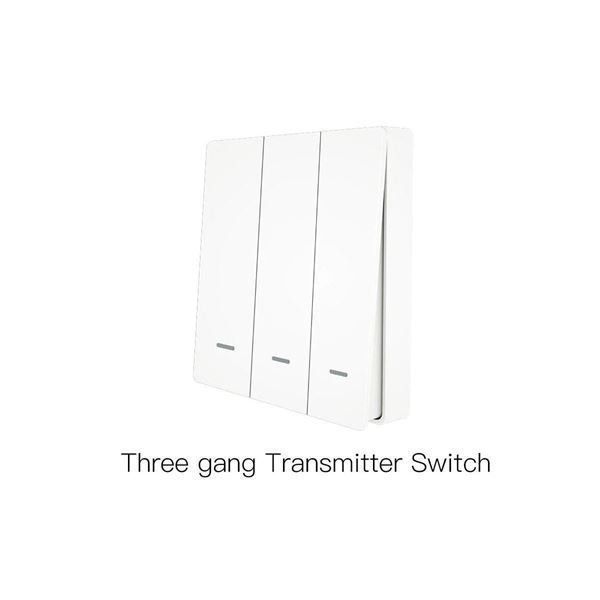 Imagen de Interruptor De Pared 3 Botones Blanco Rf