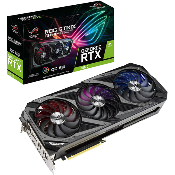 Imagen de Asus Geforce Rtx 3070 8gb ddr6 ROG-STRIX-RTX3070-O8G-V2-GAMING