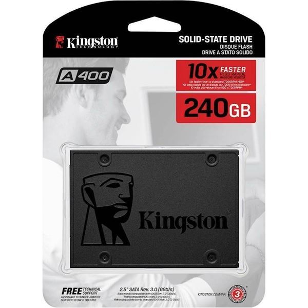 Imagen de Kingston SSD 240gb SATA SA400S37/240G