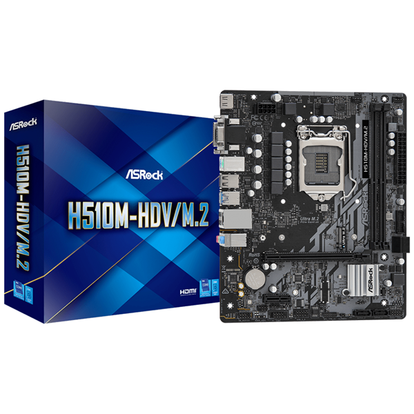 Imagen de Asrock H510m-hdv M.2 S1200