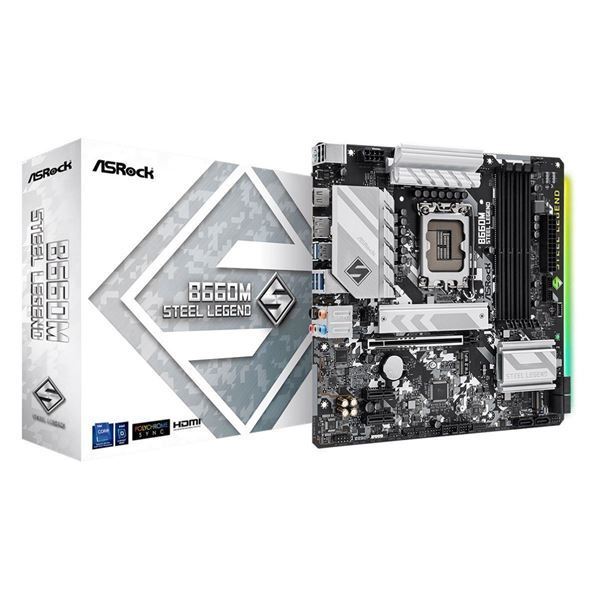 Imagen de Asrock Intel B660m Steel Legend DDR4 Intel 1700