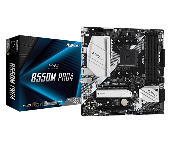 Imagen de Asrock B550m Pro4 Amd Am4