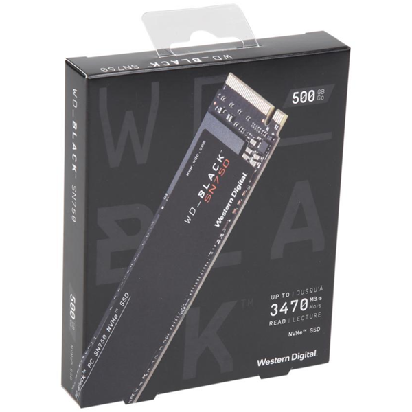 Imagen de Western Digital SSD 500GB SN750 NVMe WDS500G3X0C