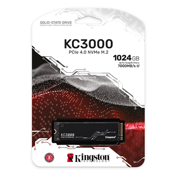 Imagen de SSD 1TB NVMe M.2 Kingston KC3000 PS5