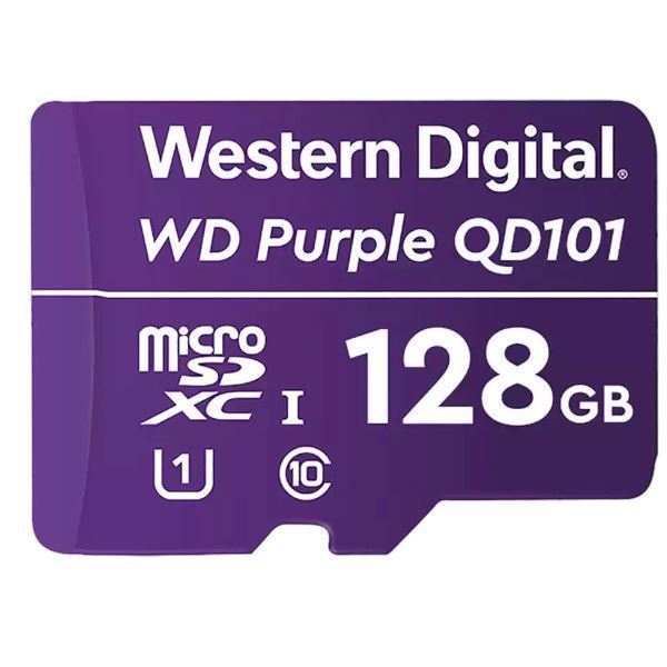 Imagen de Memoria Micro Sd Wd Purple Sdhc 128gb 500cl