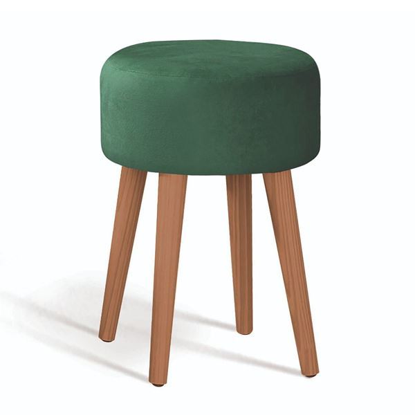 Imagen de Puff Dot Velvet Verde