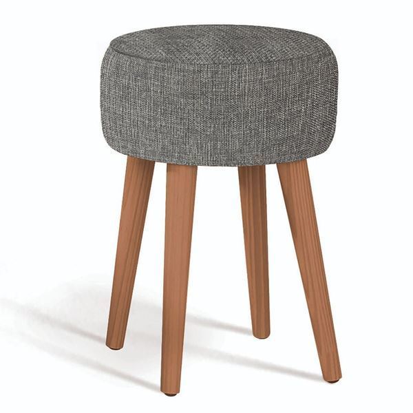 Imagen de Puff Dot Lino Gris