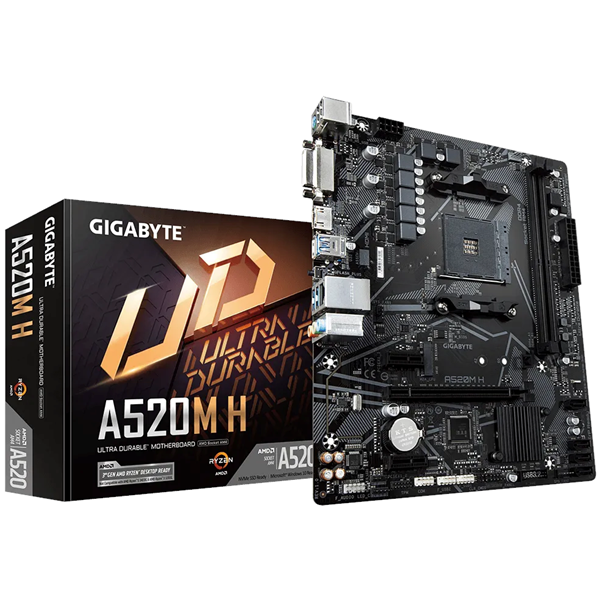 Imagen de Gigabyte A520M H Amd Am4