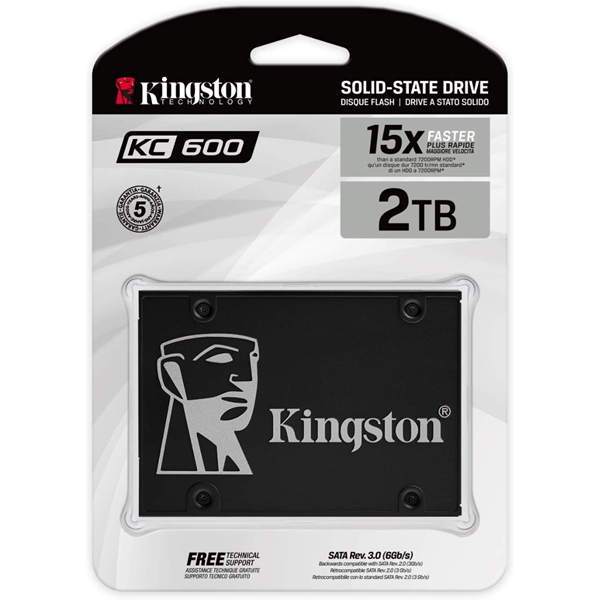 Imagen de SSD 2TB SATA 2.5" Kingston KC600
