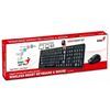 Imagen de Combo teclado y mouse inalámbrico Genius KM-8200 Ñ