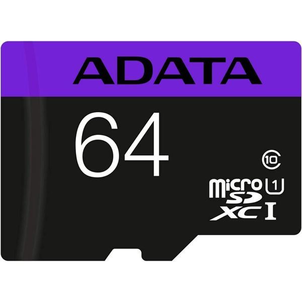Imagen de Memoria Microsdxc Adata Uhs-i 64gb Clase 10 C/adap