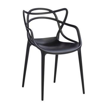 Imagen de Silla Loop Apilable Negra