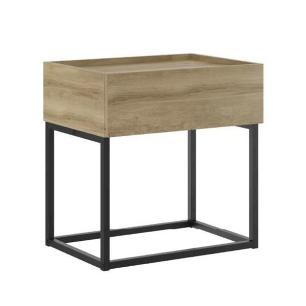 Imagen de Mesa De Luz Industrial Sinai Madera