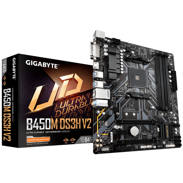 Imagen de Gigabyte B450m Ds3h V2 Amd Am4