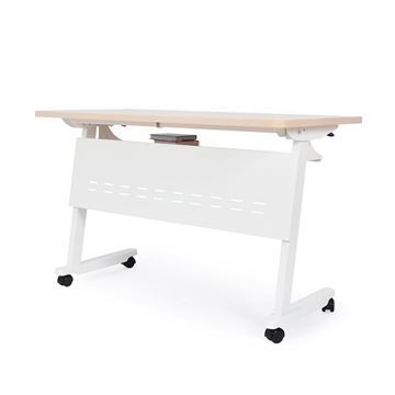 Imagen de Escritorio Plegable Con Ruedas Flex I Blanco